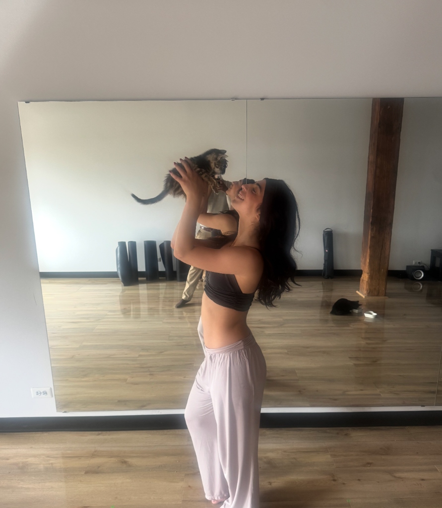 Woman doing yoga